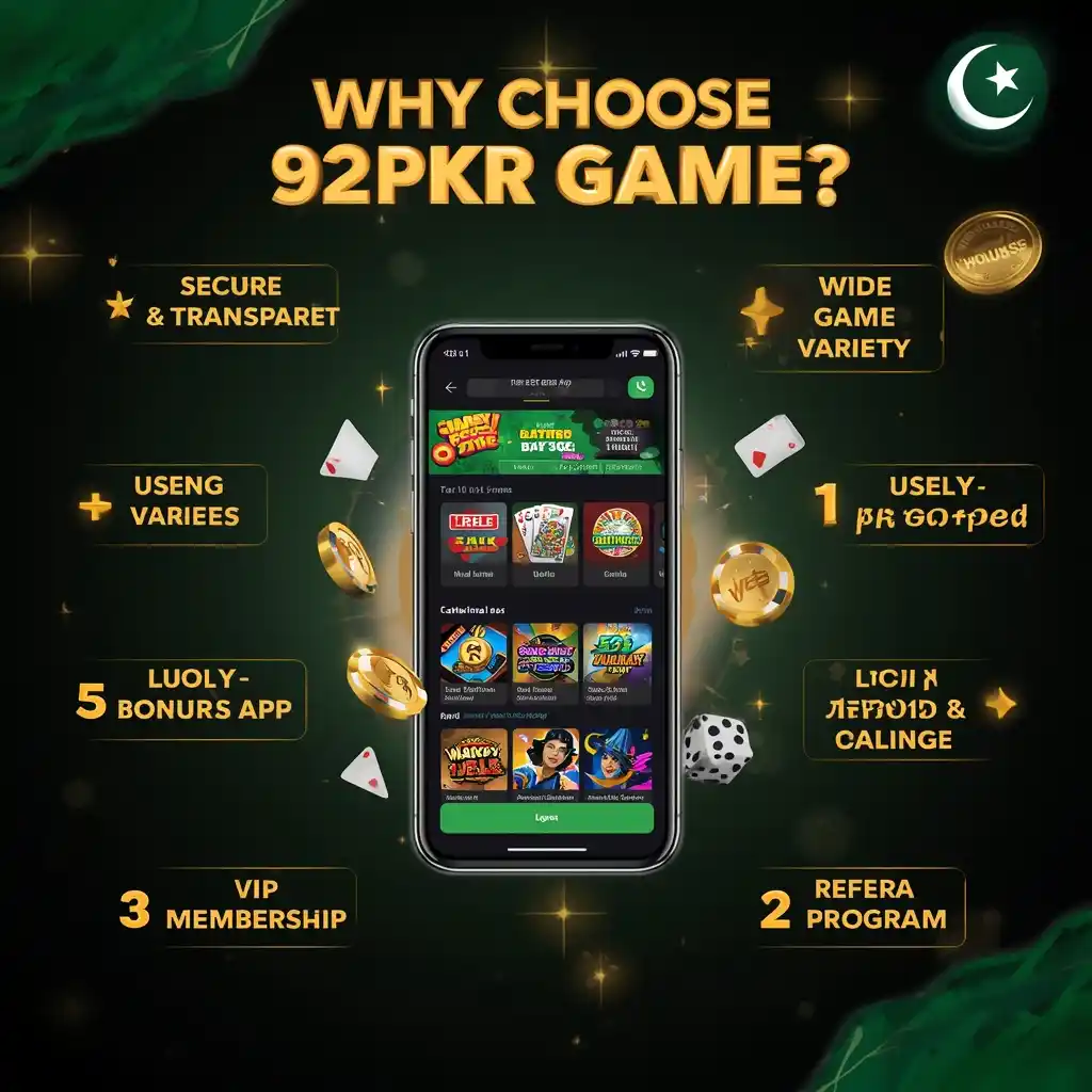 Why Choose 92PKR Game?